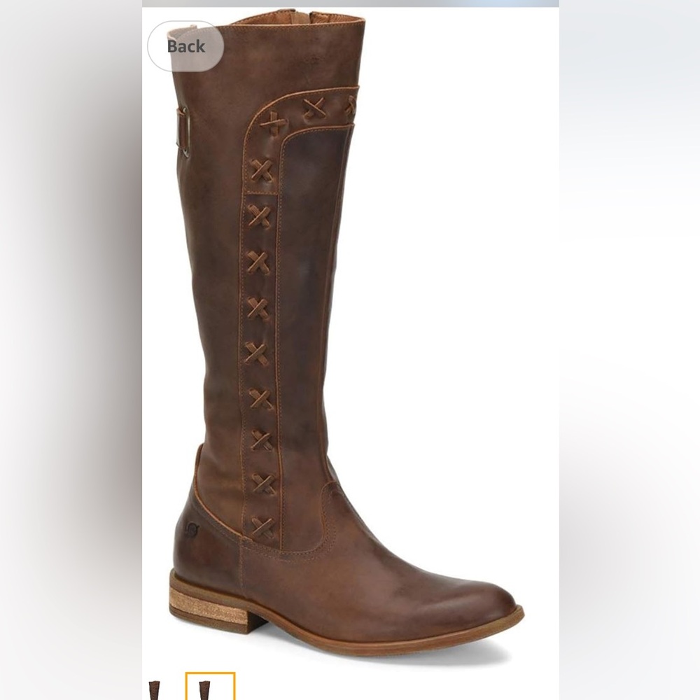Size 81/2 Born Albi tall riding boots
